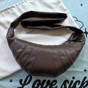 Lemaire Brown Croissant Bag